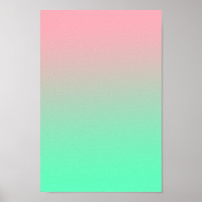 Pastel pink and pale green should always be seen poster (Front)