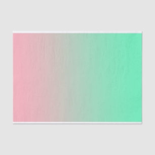 Pastel pink and pale green should always be seen tissue paper