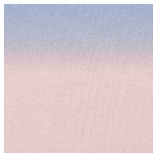Pastel Pink and Sky Blue ombre Fabric (Close Up)