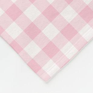 pink gingham blanket