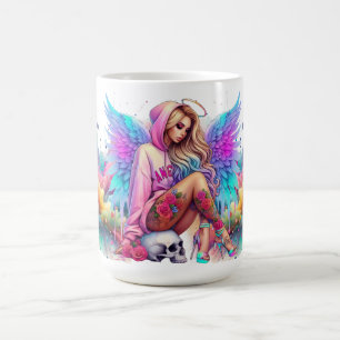 Pastel pink Angel Coffee Mug