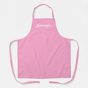 Pastel Pink Bakery Personalised Kitchen Apron