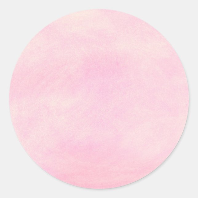 Pastel Pink Blends Simple Plain Stickers (Front)