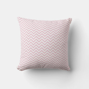 Pastel Pink Chevron Pattern Cushion