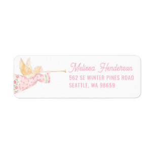 Pastel Pink Christmas Angel