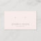 Pastel Pink Classic and Chic Jewelry Display Card