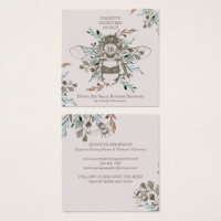 Pastel Pink Creative Honey Bee Apiary Vintage