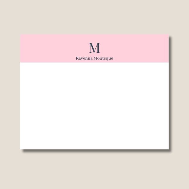 Pastel Pink Elegant Personalized Name Card (Creator Uploaded)