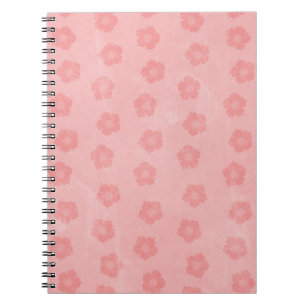 Pastel Pink Flowers Notebook