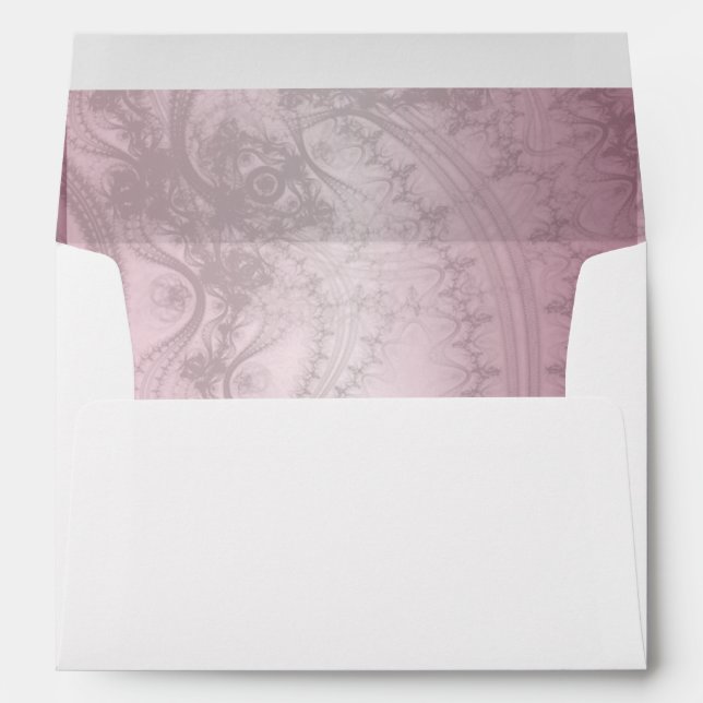 Pastel Pink Frosted Envelope (Back (Bottom))
