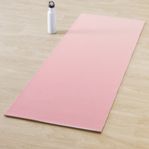 Pastel Pink Gradient Background Yoga Mat