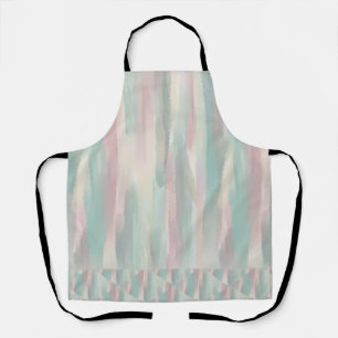 Pastel Pink & Green Aesthetic, Morocco Hills Range Apron