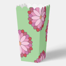Pastel Pink Green Asian Medallion Floral