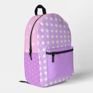 Pastel pink lavender aesthetic Backpack