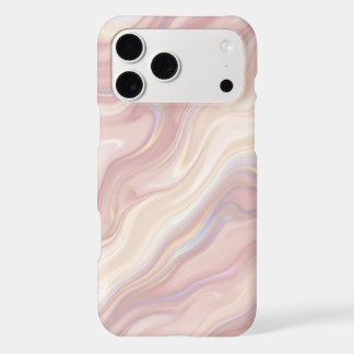 Pastel Pink Marble Swirl Abstract