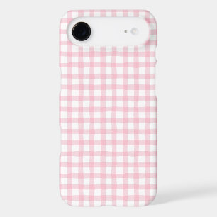 Pastel Pink Plaid – Soft Aesthetic Seamless 