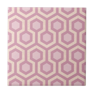 Pastel Pink Rose Gold Sparkle Modern Girly Chic Tile