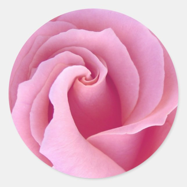 PASTEL PINK Rose - Wedding Envelope Seal (Front)