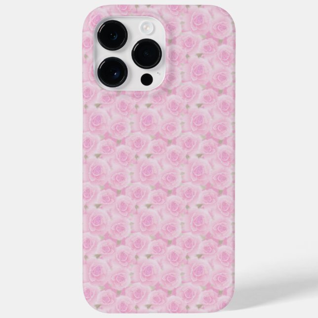 PASTEL PINK ROSES Case-Mate iPhone CASE (Back)