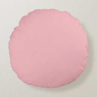 Pastel Pink Round Cushion