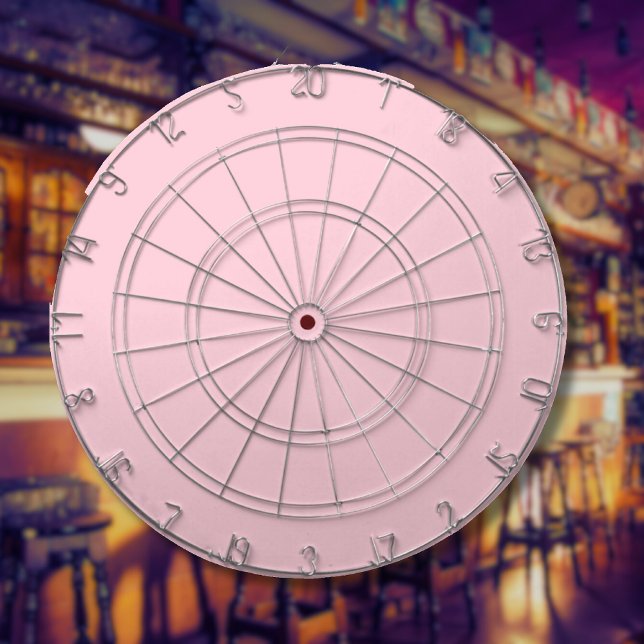 Pastel Pink Solid Colour | Classic | Elegant Dartboard (Creator Uploaded)