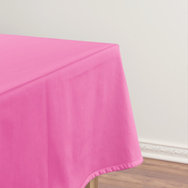 Pastel Pink Solid Colour Tablecloth (In Situ)