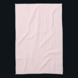 Pastel Pink Stripes. Tea Towel<br><div class="desc">Vertical stripes in shades of pink. Has a nice pretty look. Simple striped design.</div>