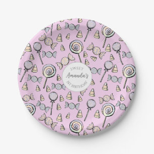 Pastel Pink Sweet Little One Plates