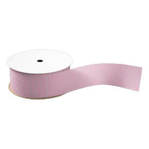Pastel Pink White Flecked 1.5" Grosgrain Ribbon