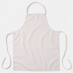 Pastel Pinkish Champagne Solid Colour Apron