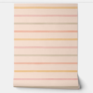 Pastel Pinstripes Wallpaper