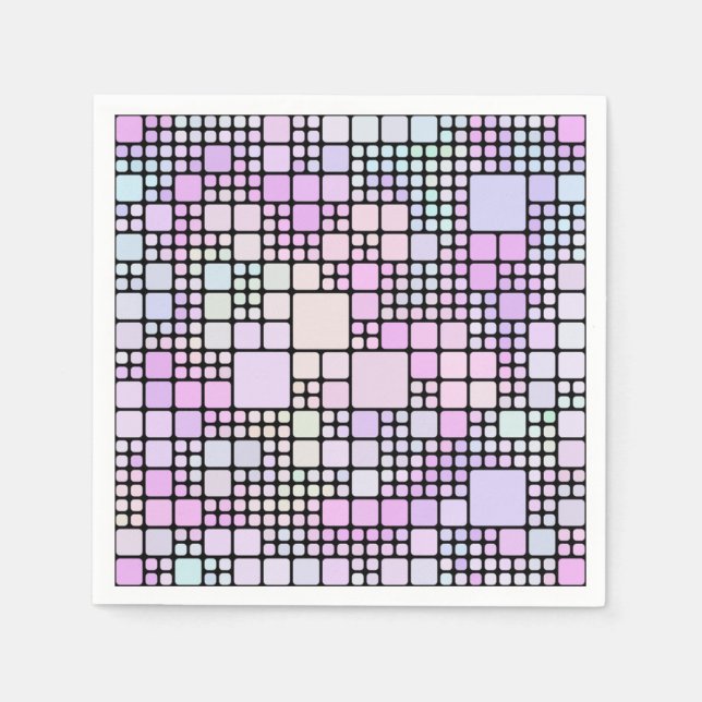 pastel pixel pieces : napkin (Front)