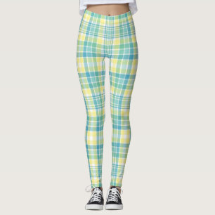 Pastel Plaid Leggings