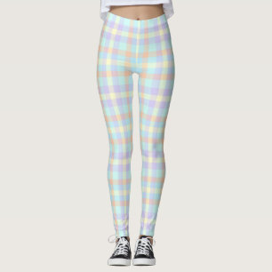 Pastel Plaid leggings