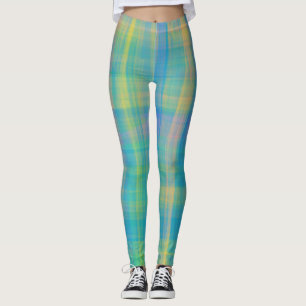 Pastel Plaid Leggings