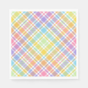 Pastel Plaid Napkin