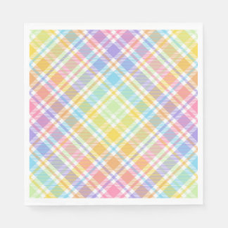 Pastel Plaid Napkin