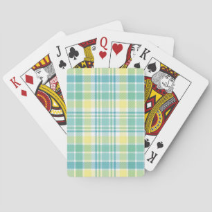 Pastel Plaid Playing Cards