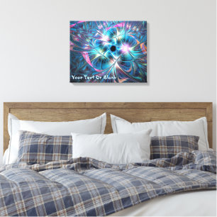 Pastel Plastic Canvas Print