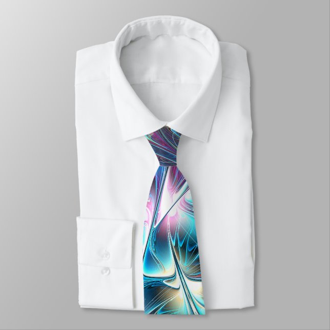 Pastel Plastic Neck Tie (Tied)