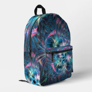 Pastel Plastic Printed Backpack