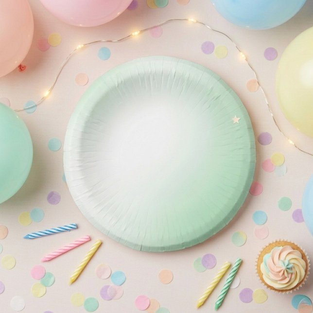 Pastel plates for kids' parties (Creator Uploaded)