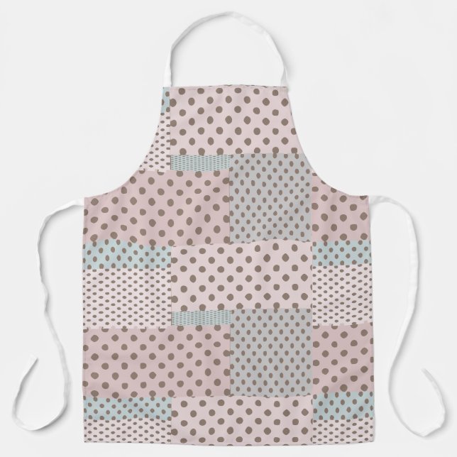 Pastel Polka Dot Apron (Front)