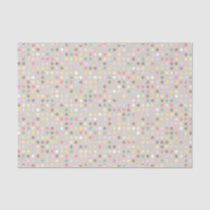 Pastel Polka Dot Baby Shower Tissue Paper