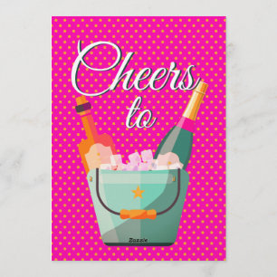 Pastel Polka Dots Birthday Party Invitation