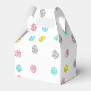 Pastel Polka Dots Favour Box