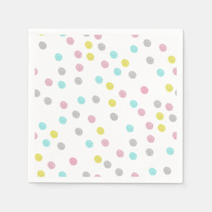 Pastel Polka Dots Napkin