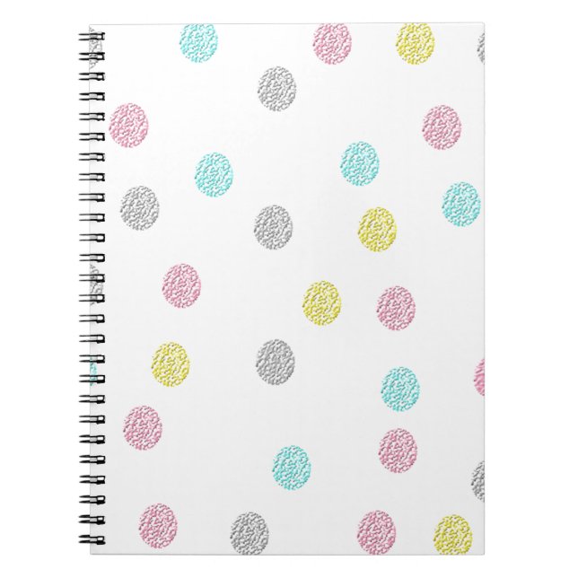 Pastel Polka Dots Notebook (Front)