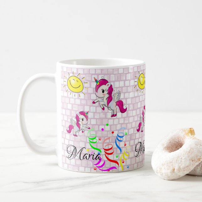 Pastel Pony Mug (With Donut)