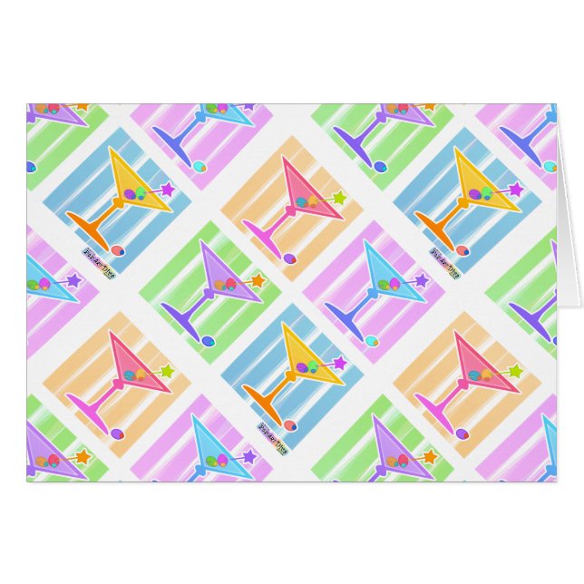 PASTEL POP ART MARTINIS (Front Horizontal)